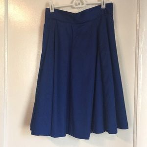 Blue Circular Skirt